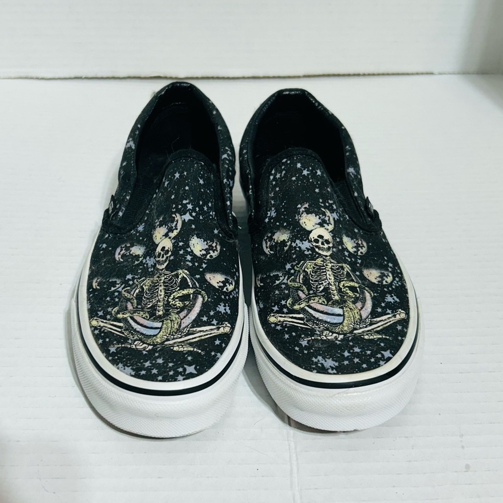 VANS Celestial Skeleton Moon slip on sneakers